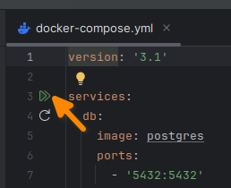 Lancer les containers depuis IntelliJ