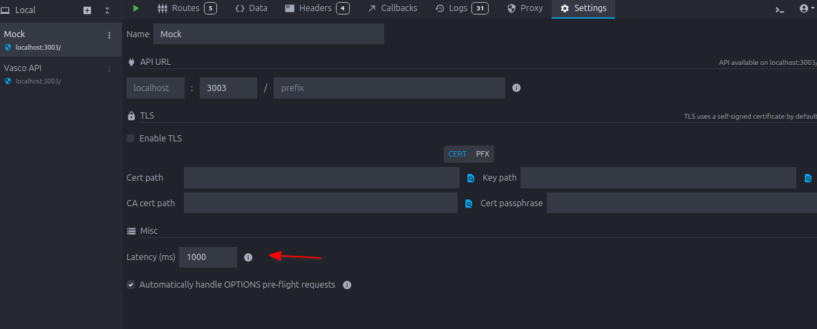 menu latence globale